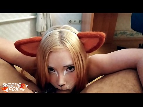 ❤️ Кицунэ глытае член і канчае ў рот Порна у нас be.porngifmag-com.ru
